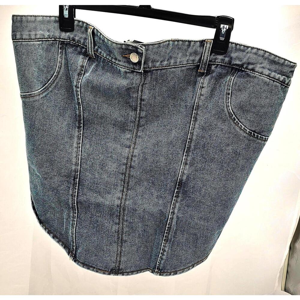 Juicy Couture Sassy Denim Shirt with a Surprise Zip Back  22W